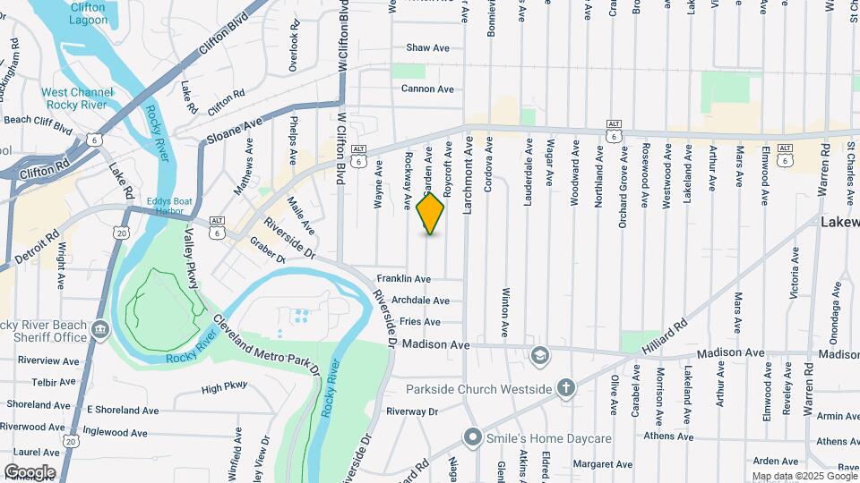1533 Spring Garden Ave Map and Location Details