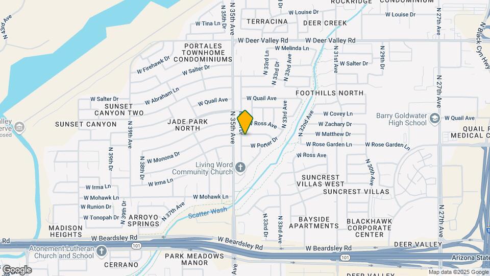 3411 W Monona Dr Map and Location Details