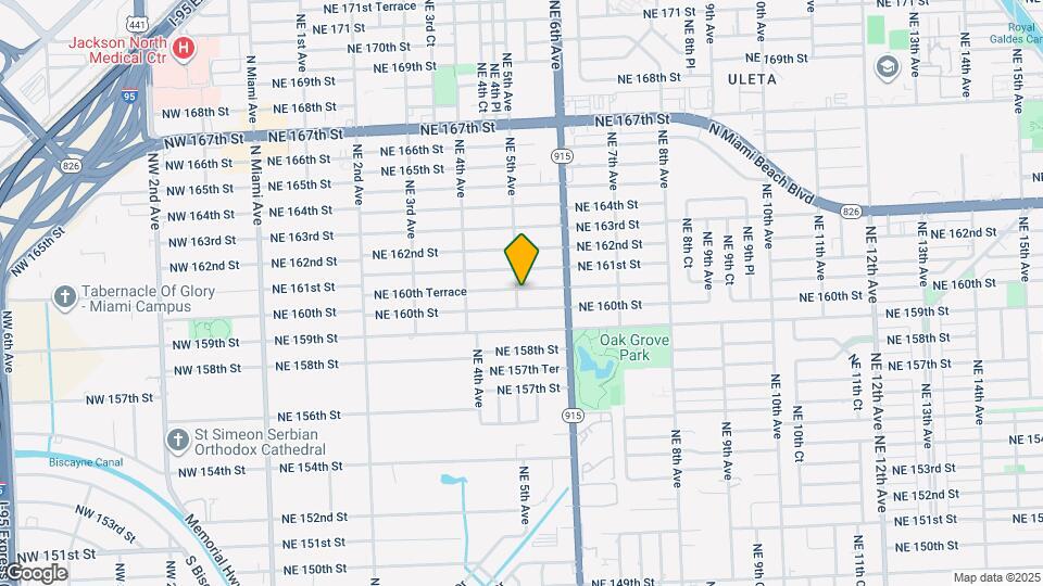 16025 NE 5th Ave Map and Location Details