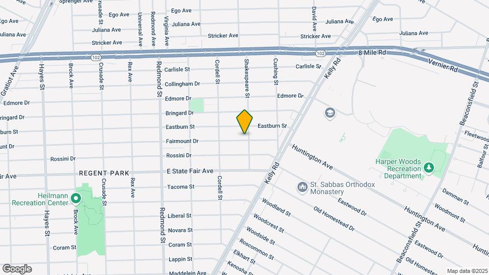 16501 Fairmount Dr Map and Location Details