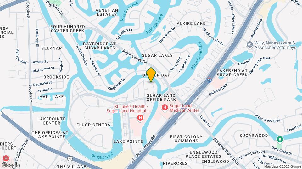 15335 Oyster Creek Ln Map and Location Details