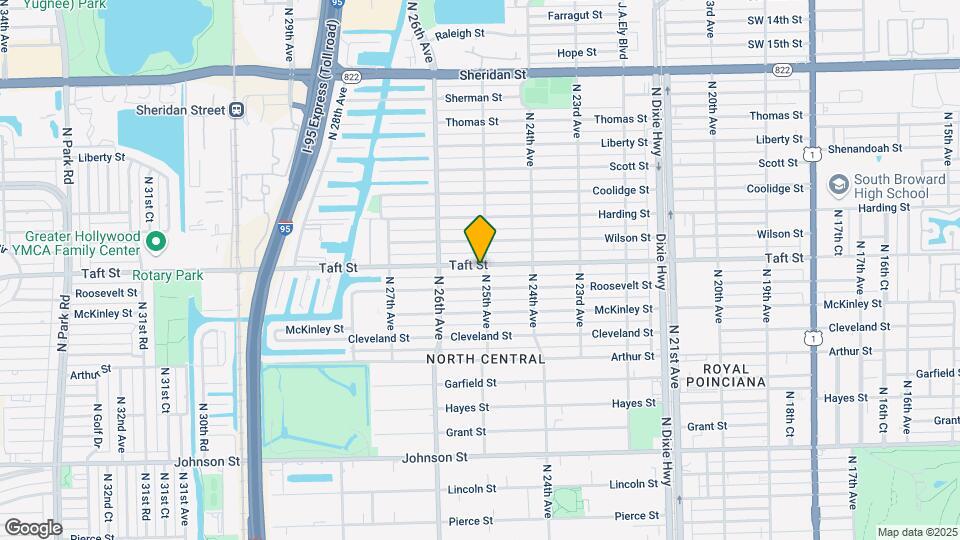 1630 N 25th Ave Map and Location Details