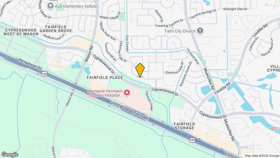 14827 Carolina Falls Ln Map and Location Details