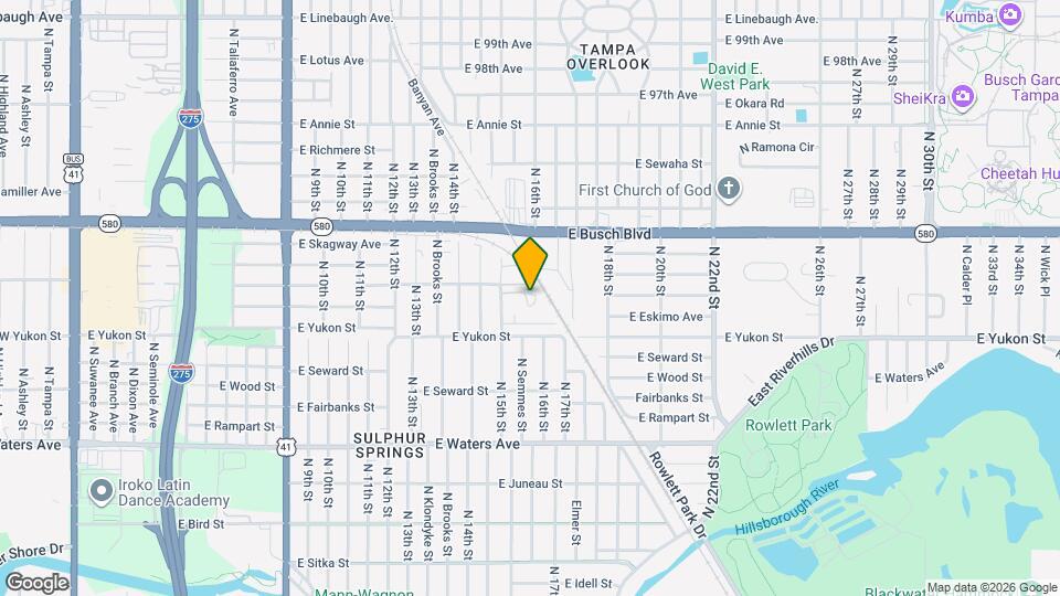 1503 E Humphrey St Map and Location Details