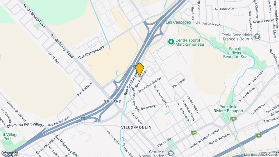 3365 Petitclerc Rue Map and Location Details