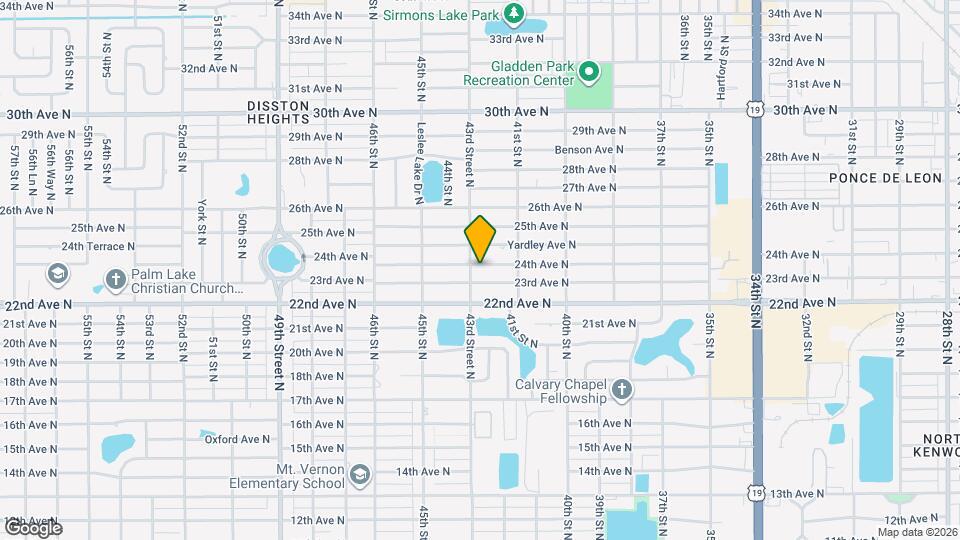 4218 24th Ave N Map and Location Details