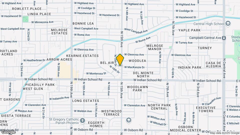 4148 N 15th Ave Map and Location Details
