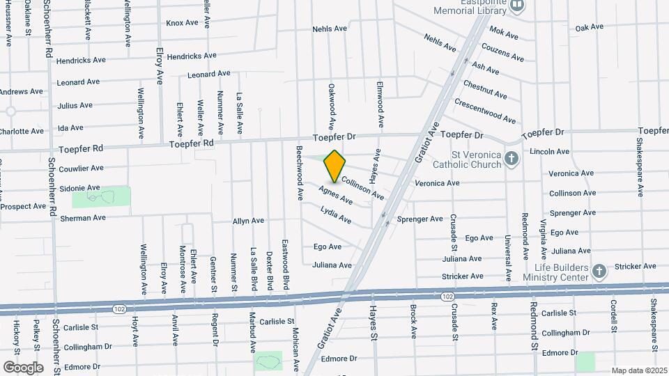 14707 Agnes Ave Map and Location Details