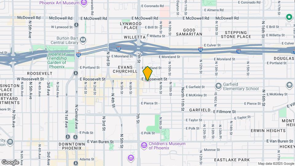 918 North 8th St Map and Location Details