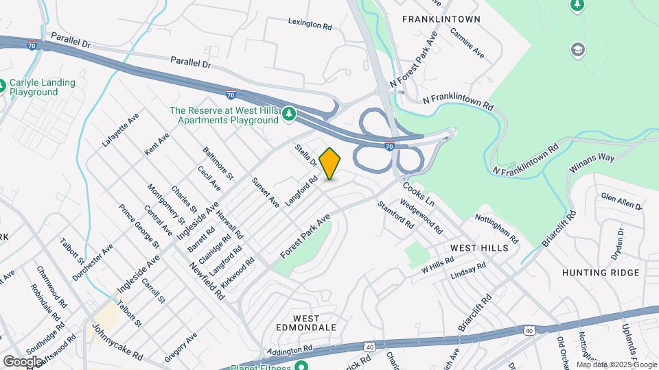 1668 Kirkwood Rd Map and Location Details