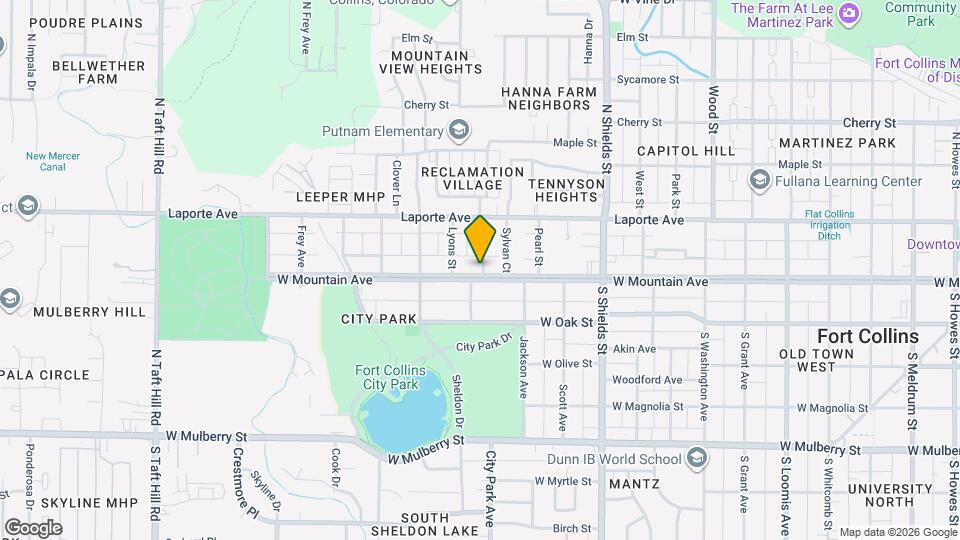 1300 W Mountain Ave Map and Location Details