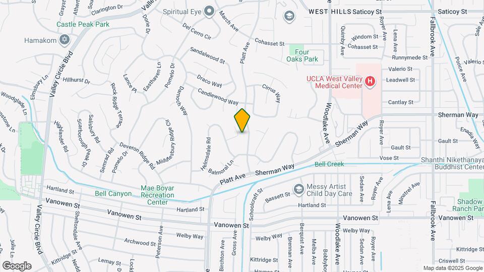 7130 Gateshead Way Map and Location Details