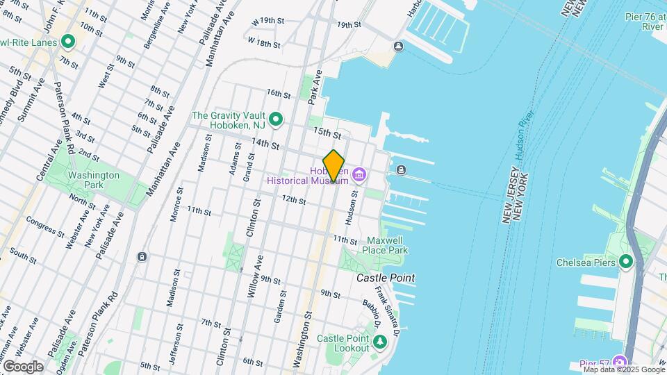 1222 Washington St Map and Location Details
