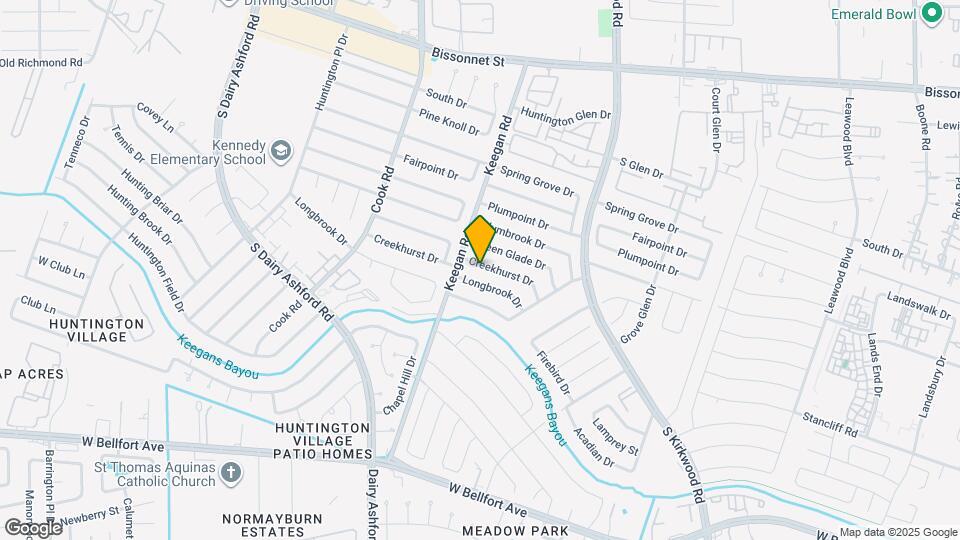 12051 Creekhurst Dr Map and Location Details