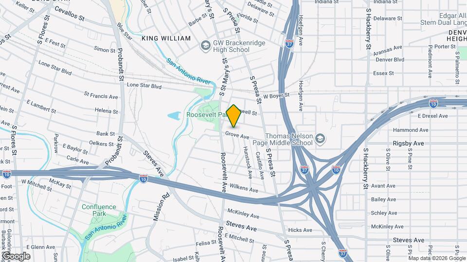 321 Grove Ave Map and Location Details