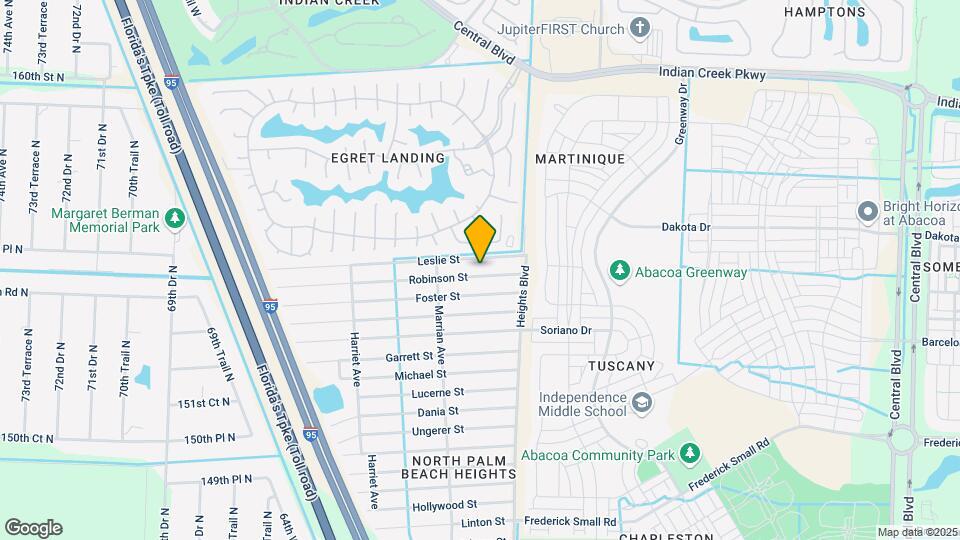6093 Robinson St Map and Location Details