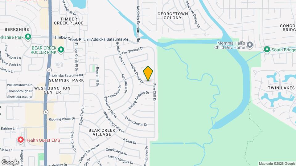 5122 Prairie Creek Dr Map and Location Details