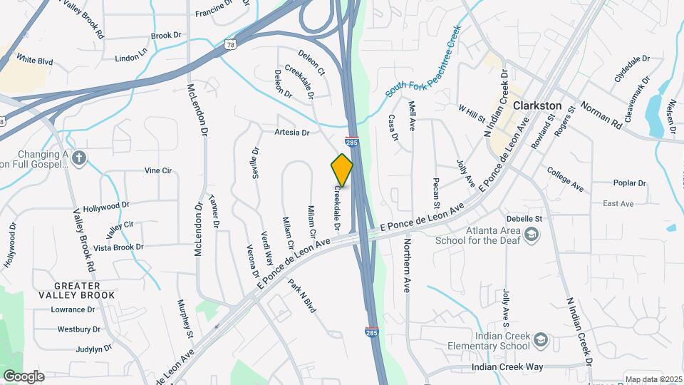 929 Creekdale Dr Map and Location Details