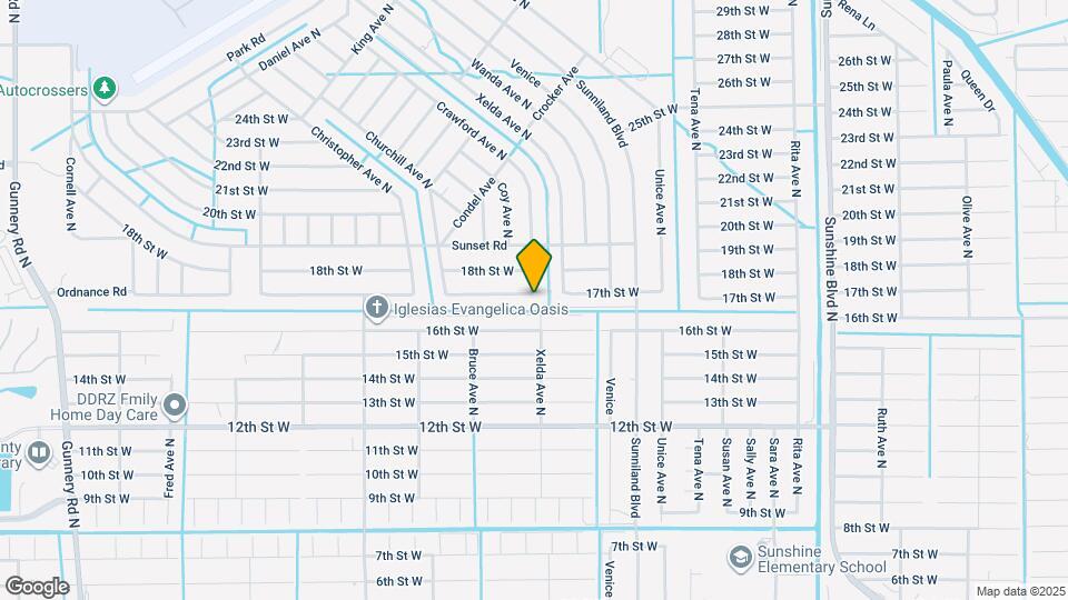 3701 17th St W Map and Location Details