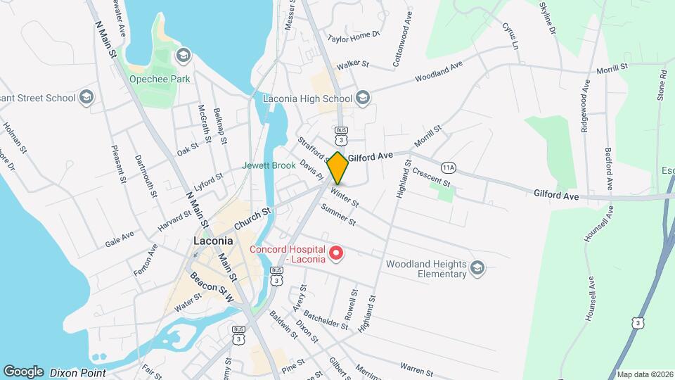 16 Winter St, Unit 16 winter street #2 laconia nh 03246 Mapa y Detalles de la Ubicación