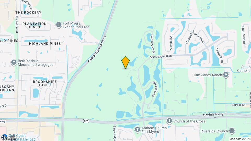 13076 Cross Creek Ct Map and Location Details