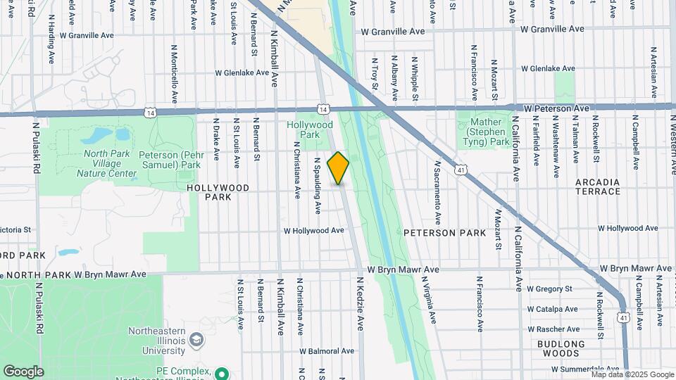 3223 W Ardmore Ave Map and Location Details