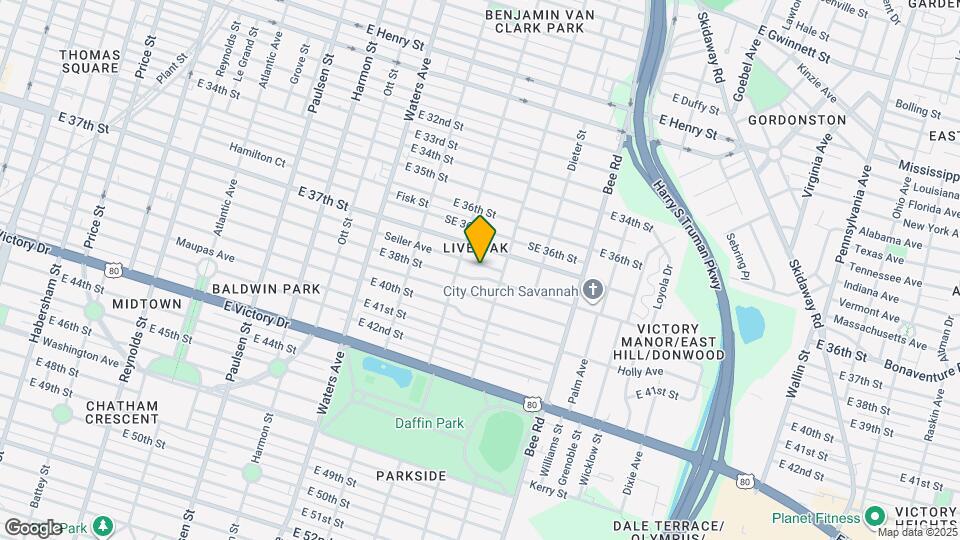 1315 Seiler Ave Map and Location Details