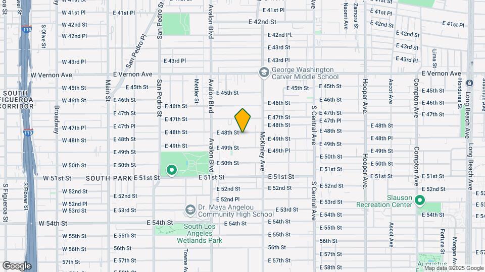 714 E 48th St Map and Location Details