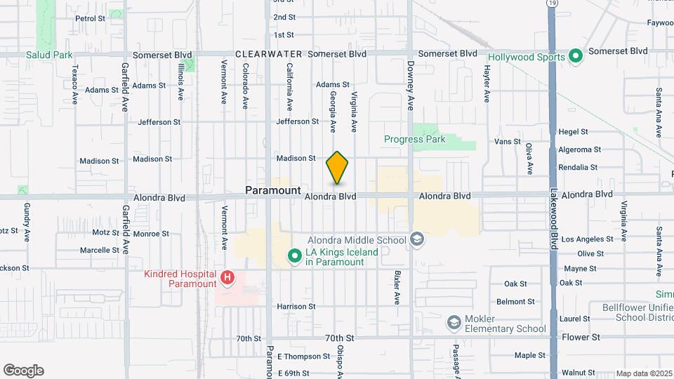 8203-8207 Alondra Blvd Map and Location Details