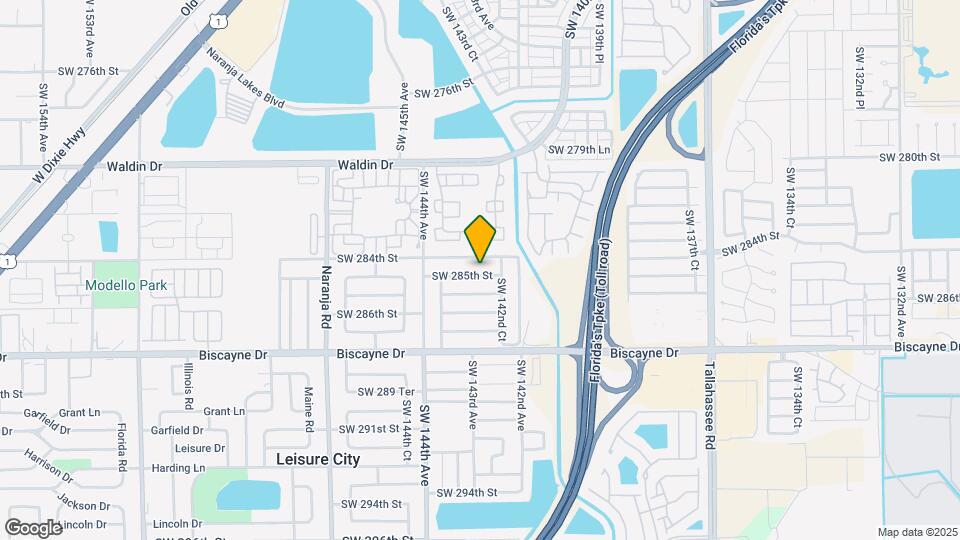 14281 SW 285th St Map and Location Details