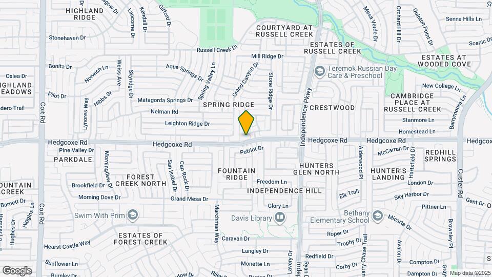 3212 Golden Springs Dr Mapa y Detalles de la Ubicación
