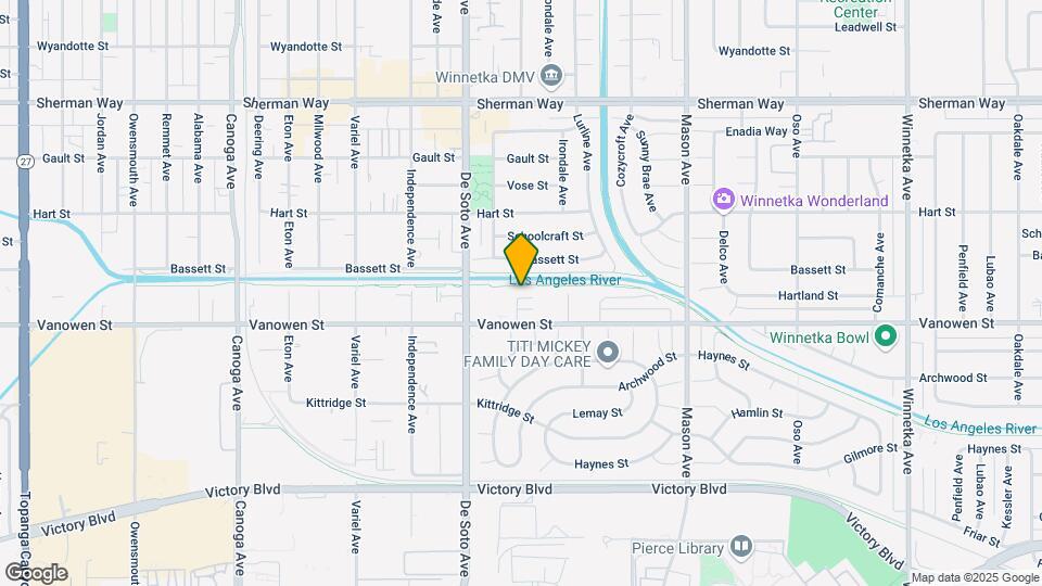 20771 Hartland St Map and Location Details