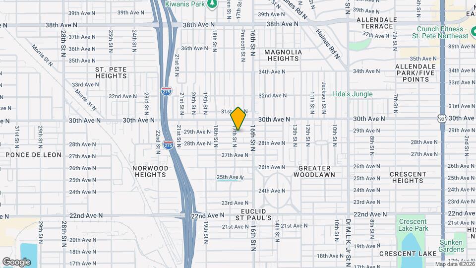 1670 29th Ave N Mapa y Detalles de la Ubicación