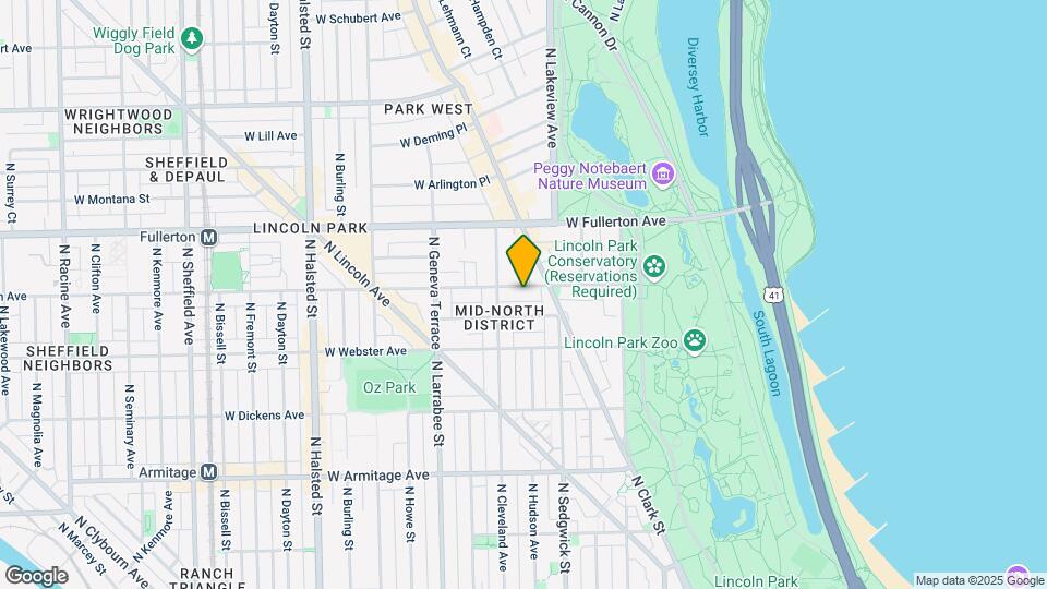 437 W Belden Ave, Unit 203 Mapa y Detalles de la Ubicación