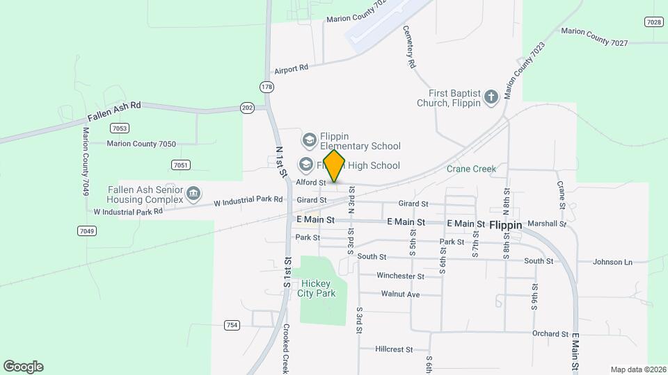 206 Alford St Map and Location Details