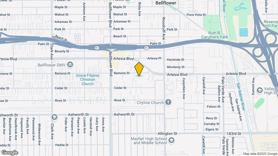 9954 Ramona St-Unit -2 Bedroom Map and Location Details