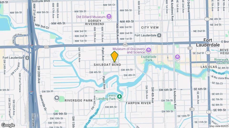 915 W Las Olas Blvd Map and Location Details