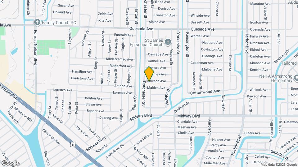 20979 Lawson Ave Map and Location Details