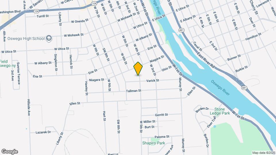 292 W 5th St Map and Location Details