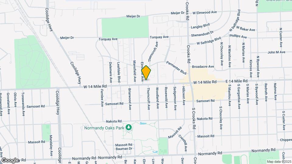 2230 W 14 Mile Rd Map and Location Details