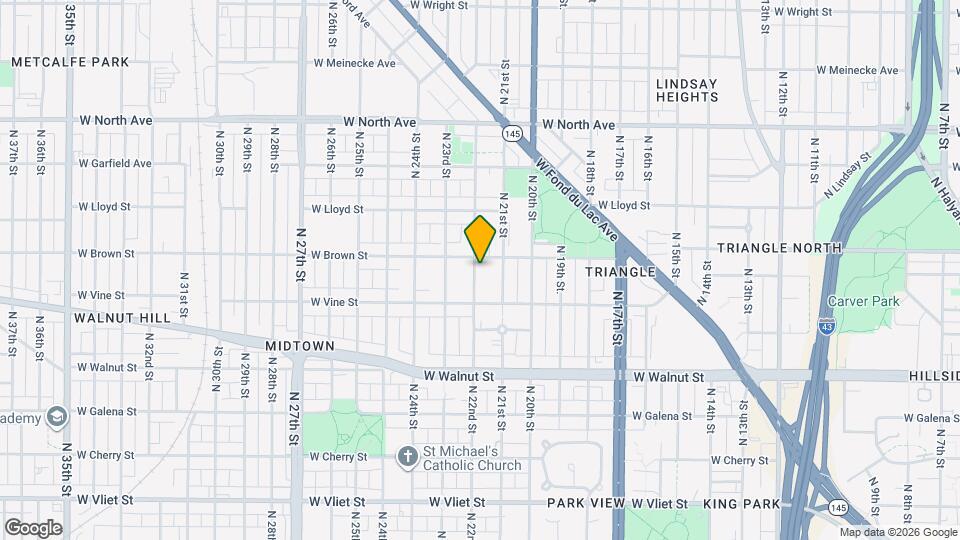 1946 N 22nd St Map and Location Details