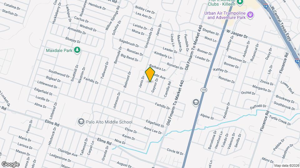 1810 Clarawood Dr Map and Location Details