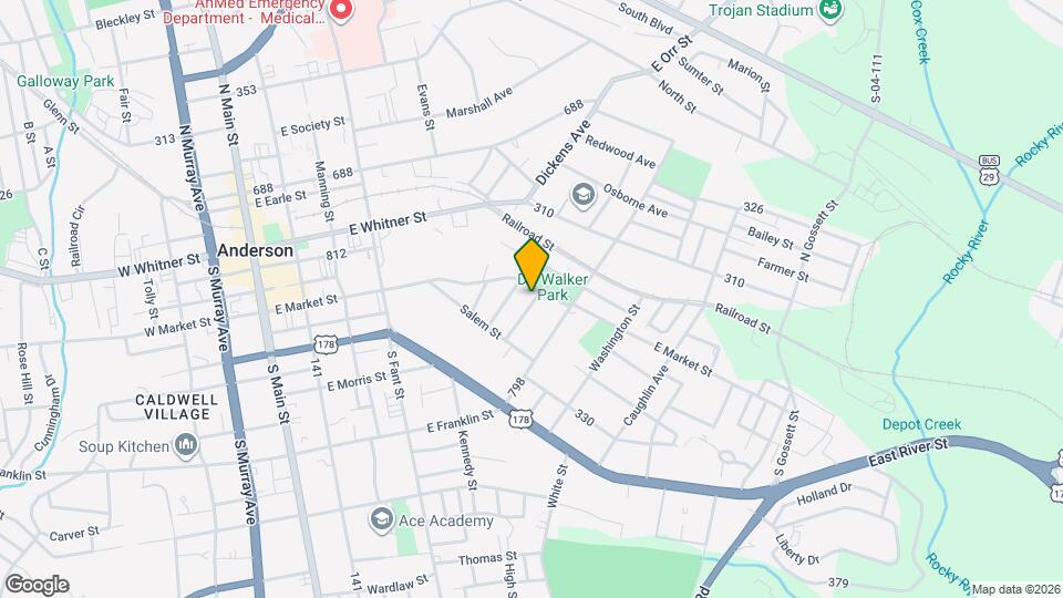 406 Churchwell Ave Map and Location Details