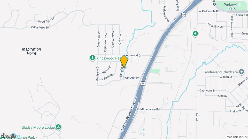 1115 Douglas Dr Map and Location Details