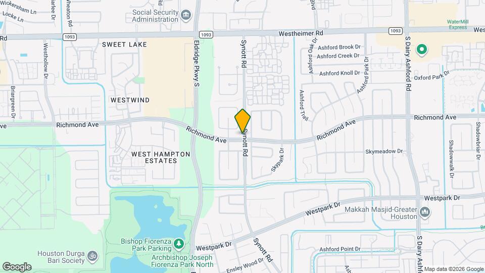 13102 Richmond Ave Map and Location Details