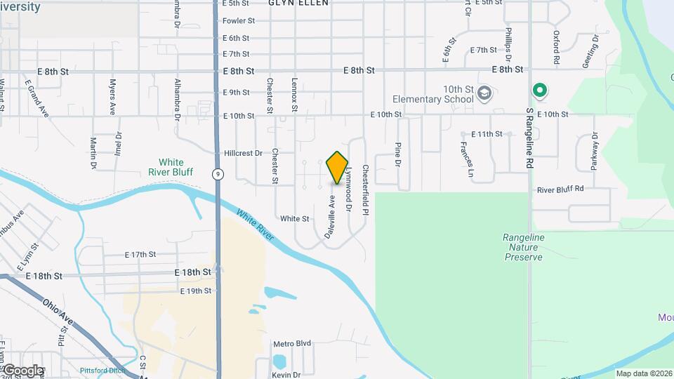 1406 Daleville Ave Map and Location Details