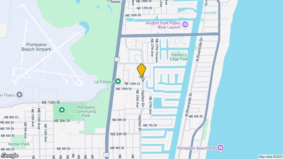 1061 NE 26th Ave Map and Location Details
