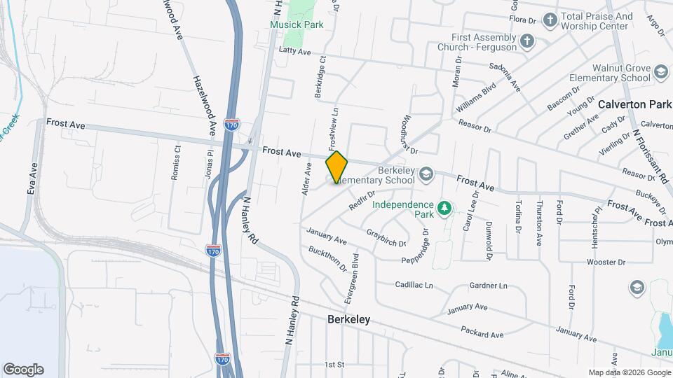 8513 Midwood Ave Map and Location Details