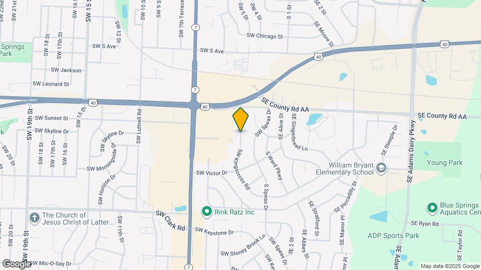 1031 SW Kingscross Rd Map and Location Details