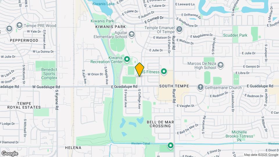 6312 S College Ave Map and Location Details